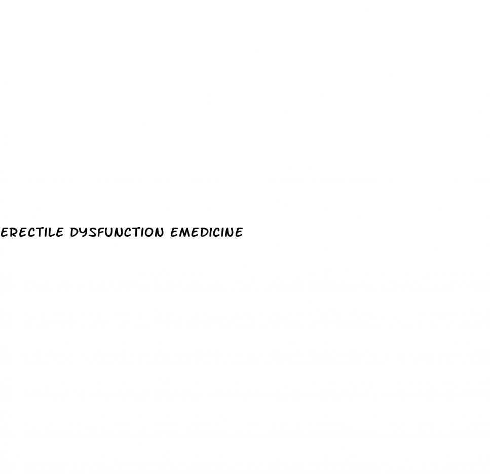 erectile dysfunction emedicine