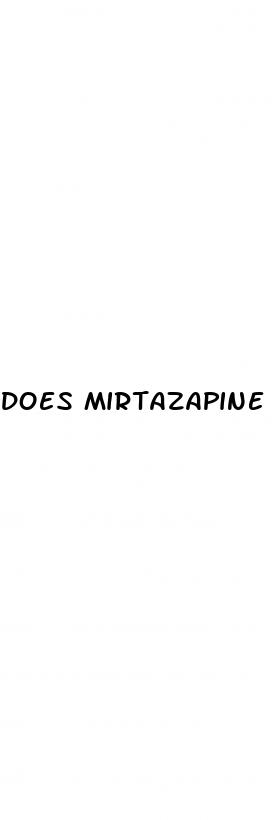 does mirtazapine keep you from having an erectile dysfunction