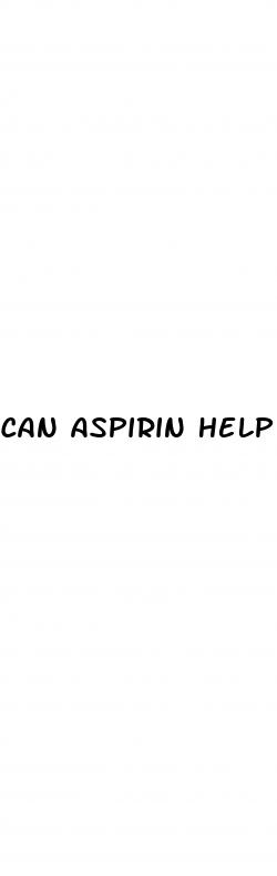 can aspirin help with erectile dysfunction