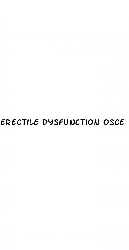 erectile dysfunction osce