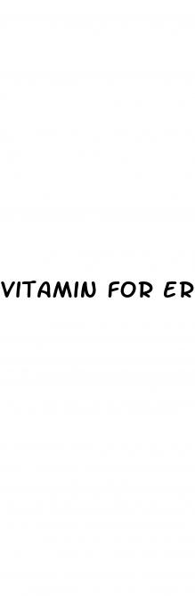 vitamin for erectile dysfunction