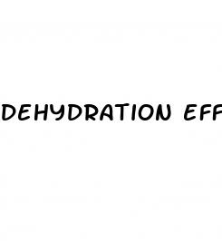 dehydration effect a erectile dysfunction