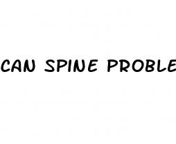 can spine problems cause erectile dysfunction