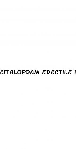 citalopram erectile dysfunction