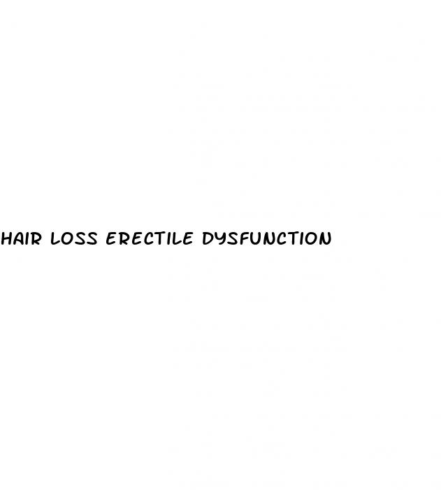 hair loss erectile dysfunction