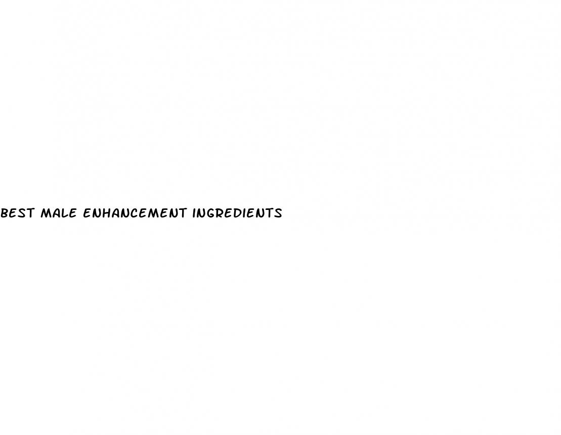 best male enhancement ingredients