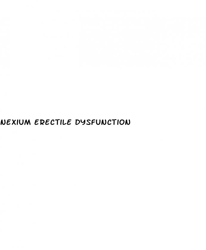 nexium erectile dysfunction