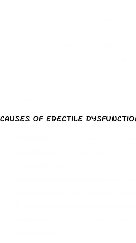 causes of erectile dysfunction in 50 years old