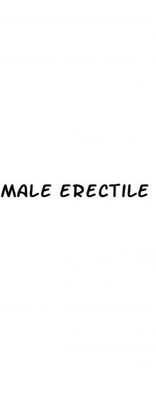 male erectile dysfunction treatment