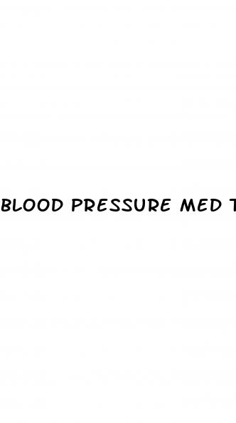 blood pressure med that cause erectile dysfunction