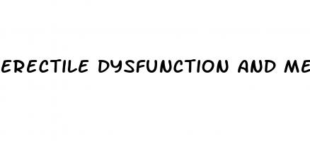 erectile dysfunction and medication