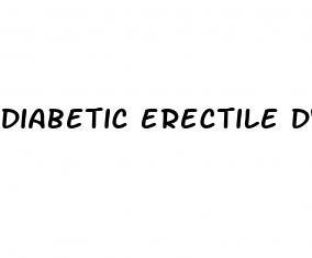 diabetic erectile dysfunction natural treatments