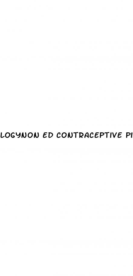 logynon ed contraceptive pill