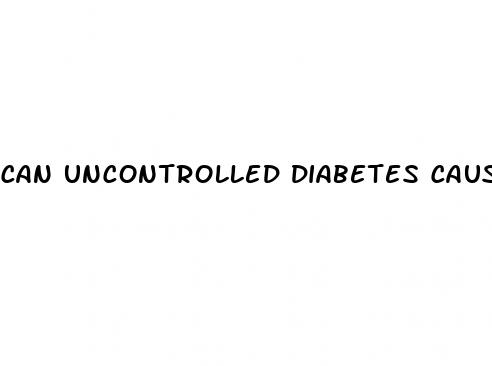 can uncontrolled diabetes cause erectile dysfunction