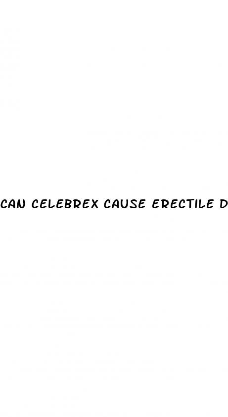 can celebrex cause erectile dysfunction