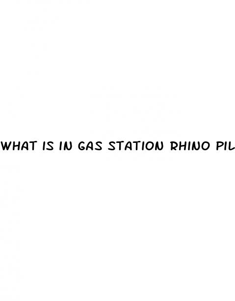 what is in gas station rhino pills