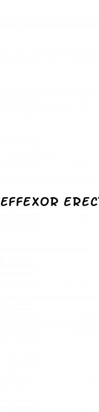 effexor erectile dysfunction