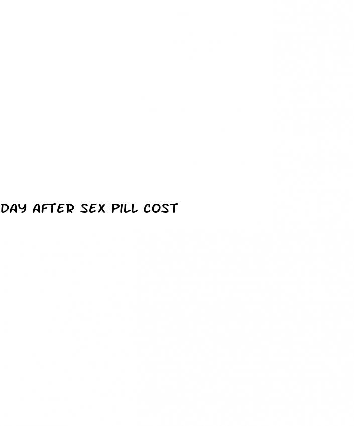 day after sex pill cost