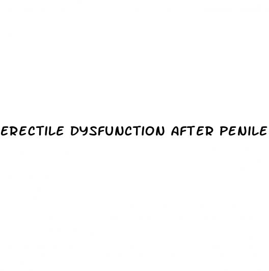 erectile dysfunction after penile trauma