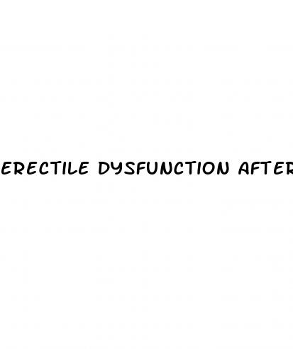 erectile dysfunction after prostate biopsy