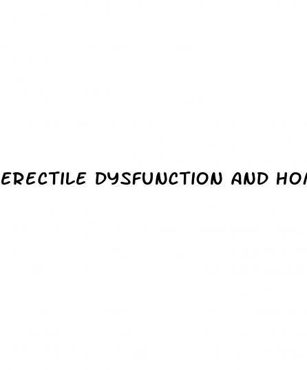 erectile dysfunction and homosexuality