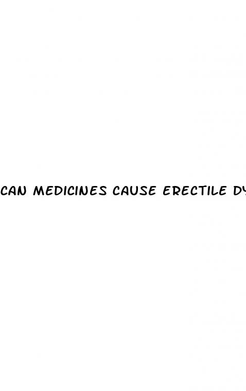 can medicines cause erectile dysfunction