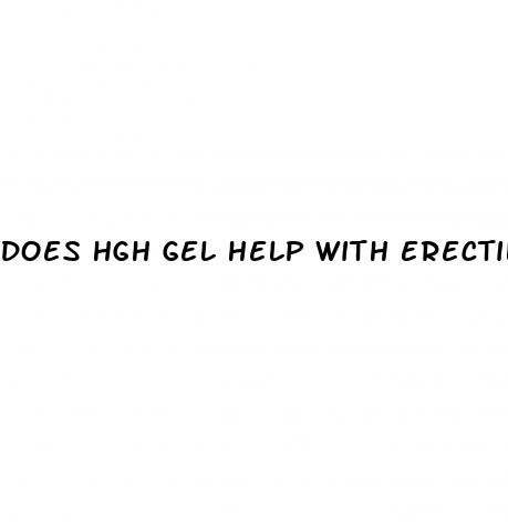 does hgh gel help with erectile dysfunction