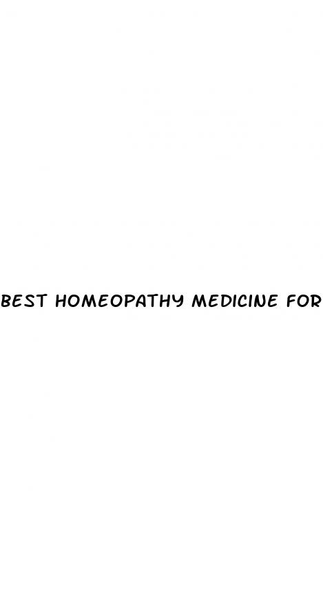 best homeopathy medicine for erectile dysfunction