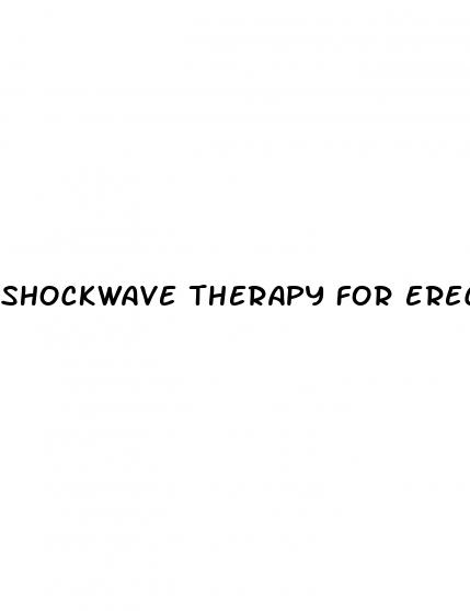 shockwave therapy for erectile dysfunction in amberly