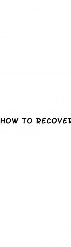 how to recover from psychological erectile dysfunction