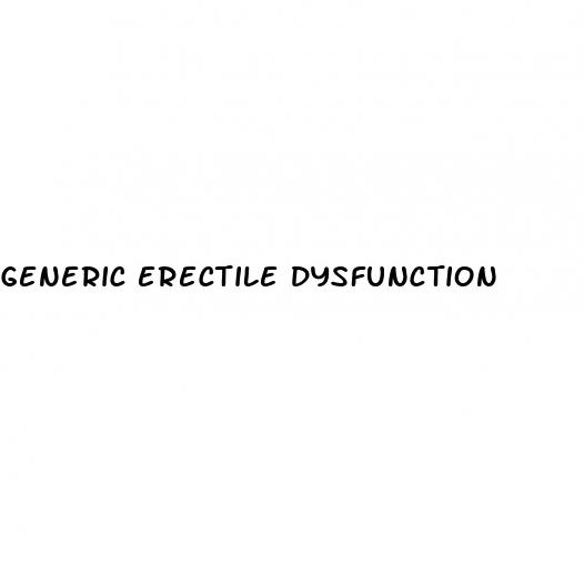 generic erectile dysfunction