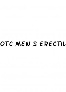 otc men s erectile dysfunction