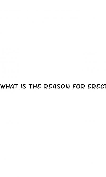 what is the reason for erectile dysfunction