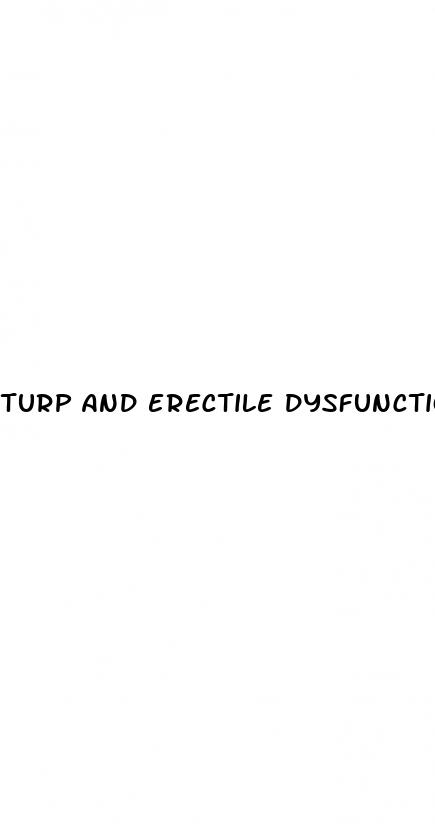 turp and erectile dysfunction