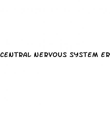 central nervous system erectile dysfunction