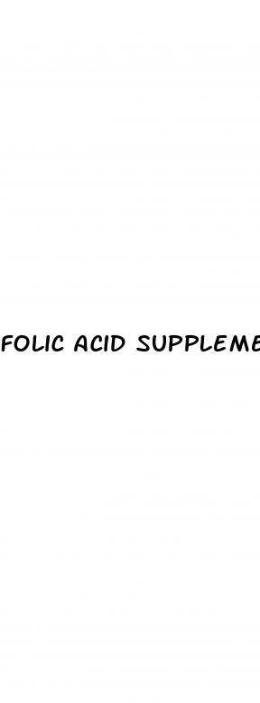 folic acid supplements for erectile dysfunction