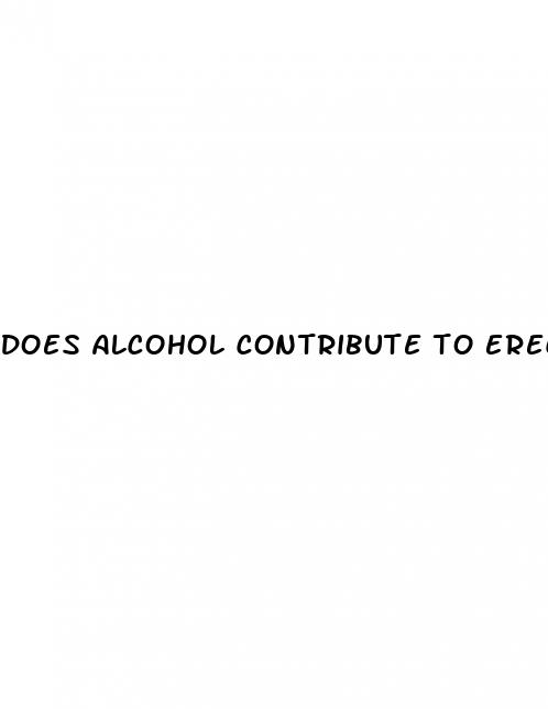 does alcohol contribute to erectile dysfunction