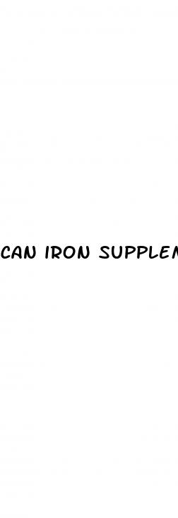 can iron supplements cause erectile dysfunction