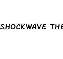 shockwave therapy for erectile dysfunction in kirkwood