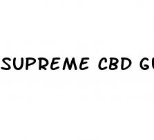 supreme cbd gummies for sex