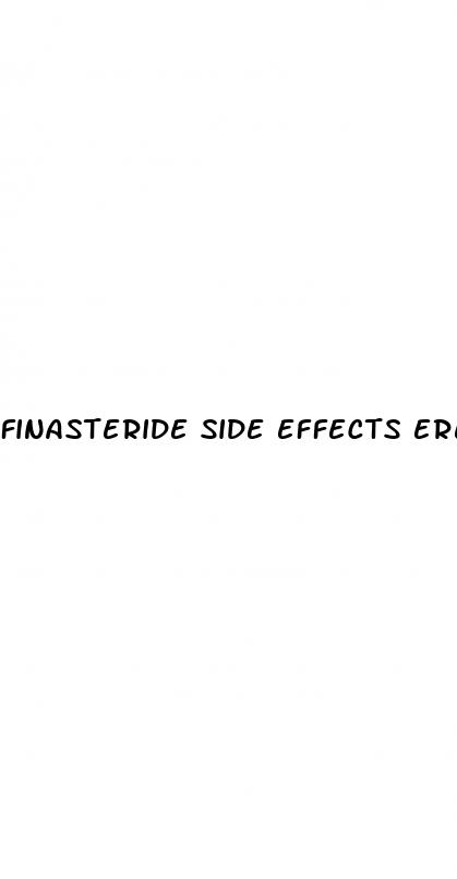 finasteride side effects erectile dysfunction