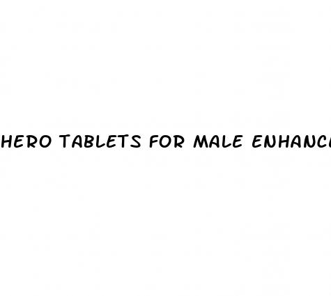 hero tablets for male enhancement