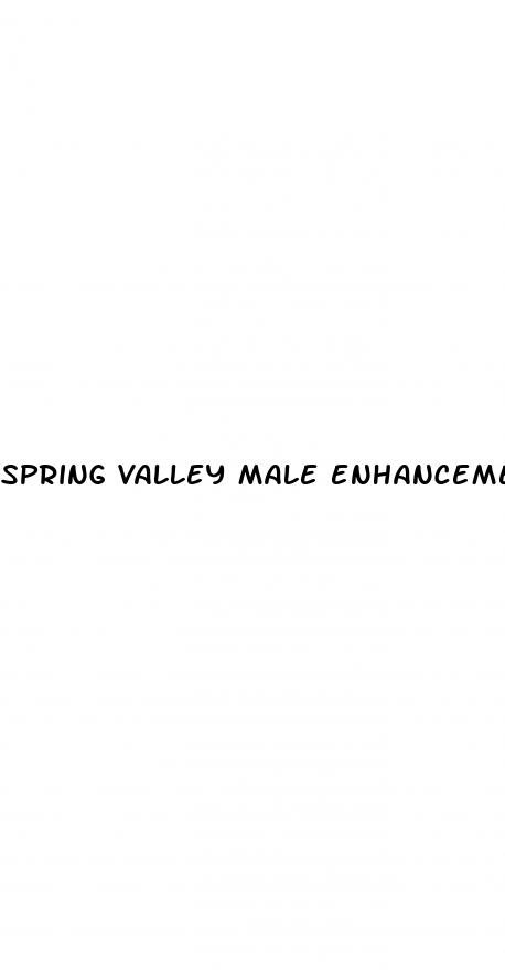 spring valley male enhancement