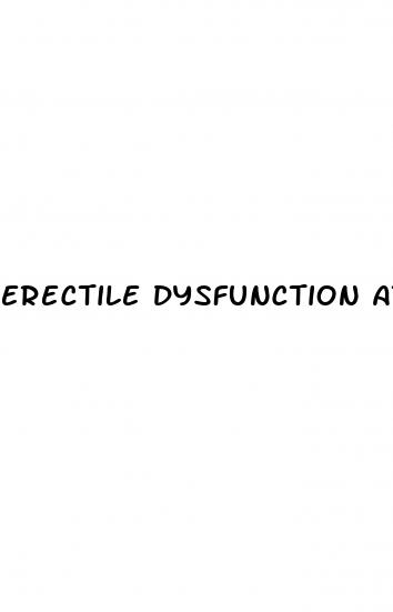 erectile dysfunction at 30