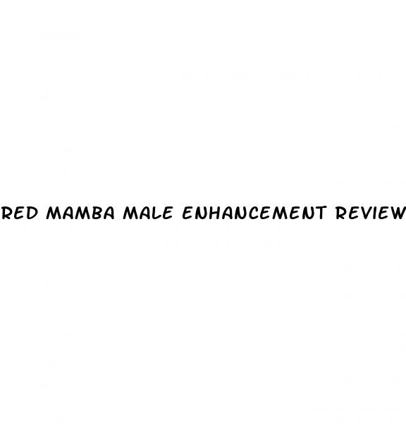 red mamba male enhancement review