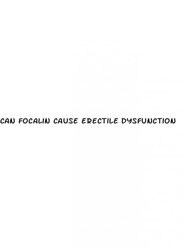 can focalin cause erectile dysfunction