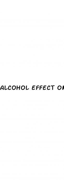 alcohol effect on erectile dysfunction