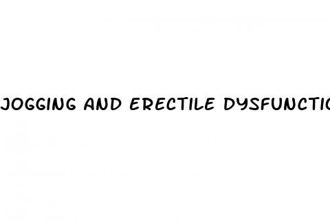 jogging and erectile dysfunction