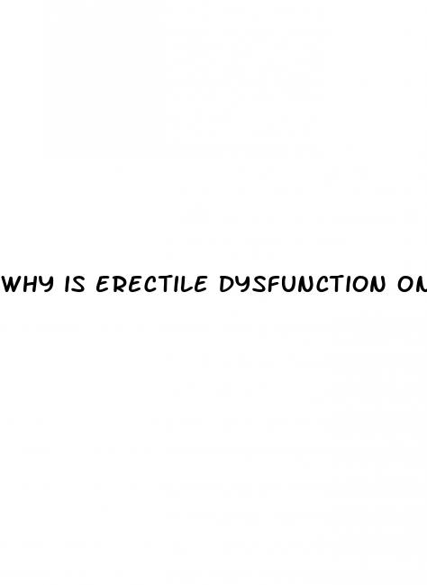 why is erectile dysfunction on the rise