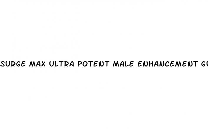 surge max ultra potent male enhancement gummies with cbd